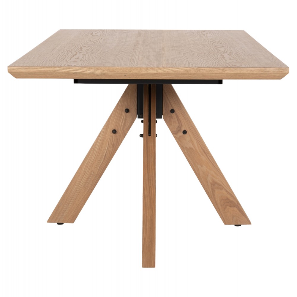 Τραπέζι τραπεζαρίας "PAOLO" σε χρώμα φυσικό 180x90x75