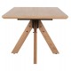 Τραπέζι τραπεζαρίας "PAOLO" σε χρώμα φυσικό 180x90x75