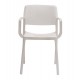 Πολυθρόνα "COMFEE" από πολυπροπυλένιο σε χρώμα λευκό 54x57x83