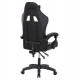 Πολυθρόνα ''GAMING-MANCER'' από πολυπροπυλένιο σε χρώμα μαύρο 59x69x125