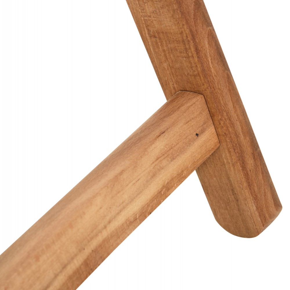 Τραπέζι σκηνοθέτη "ΛΗΜΝΟΣ" από ξύλο μασίφ σε χρώμα φυσικό Φ60x76