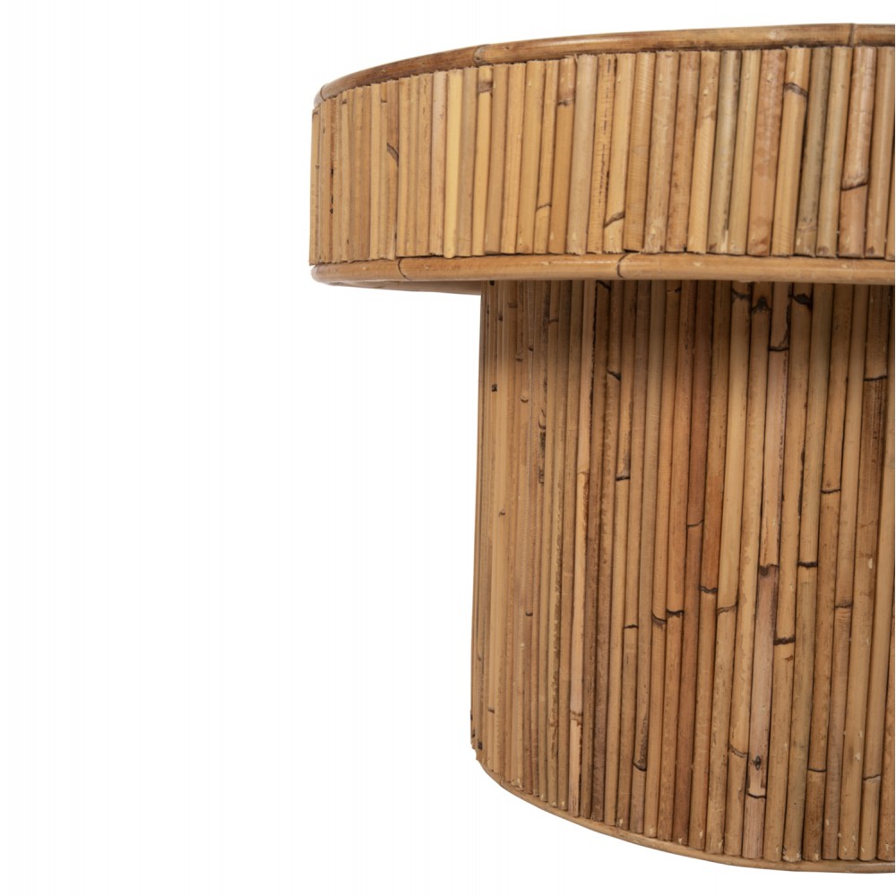 Τραπέζι σαλονιού "GATSBY" από ρατταν σε φυσικό χρώμα 110x59x39