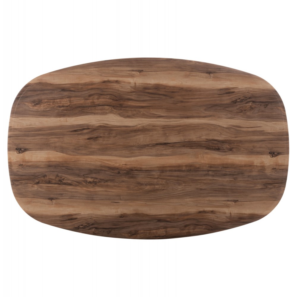 Επιφάνεια τραπεζιού από werzalit σε χρώμα καρυδί 146X94