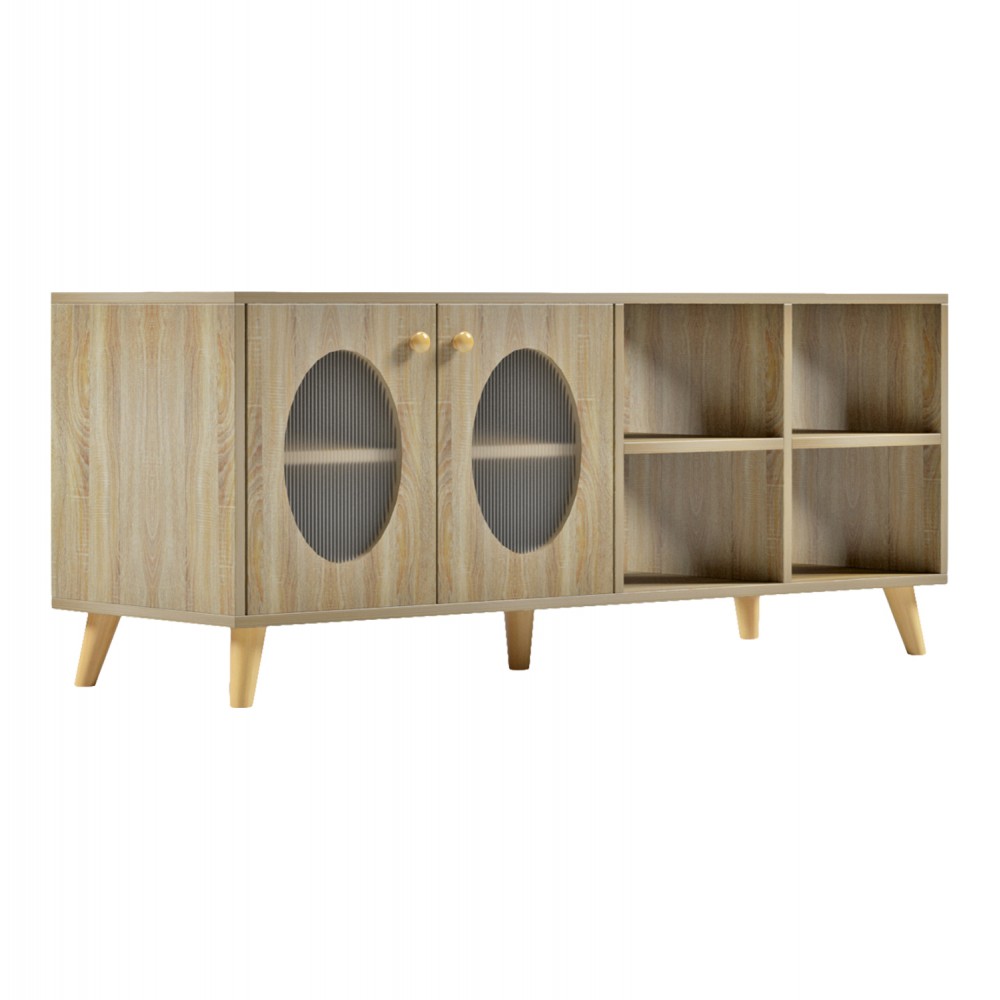 Έπιπλο τηλεόρασης "RILLION" σε χρώμα σονόμα 120x40x50