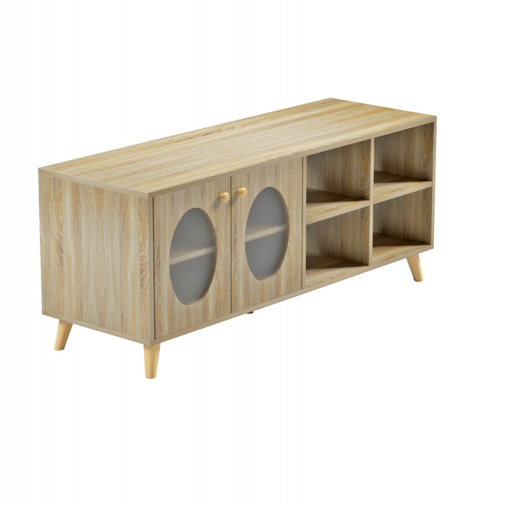 Έπιπλο τηλεόρασης "RILLION" σε χρώμα σονόμα 120x40x50