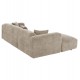 Γωνιακός καναπές "BRICKEN" με αριστερή γωνία από mdf/ύφασμα σε μπεζ χρώμα 282x160x72