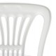 Καρέκλα "ΒΙΕΝΝΗΣ" πλαστική σε λευκό χρώμα 44x50x87