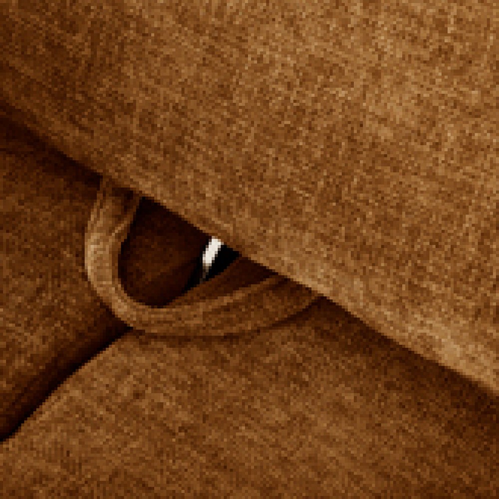 Γωνιακός καναπές-κρεβάτι "CONVERT" με αριστερή γωνία από ξύλο/ύφασμα σε κεραμιδί χρώμα 283x188x100