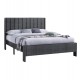 Κρεβάτι "KREDEN" διπλό σε γκρι χρώμα 170x217x116