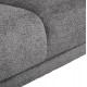 Γωνιακός καναπές "SYMMET" από μέταλλο/ύφασμα σε ανθρακί/γκρι χρώμα 314x236x102