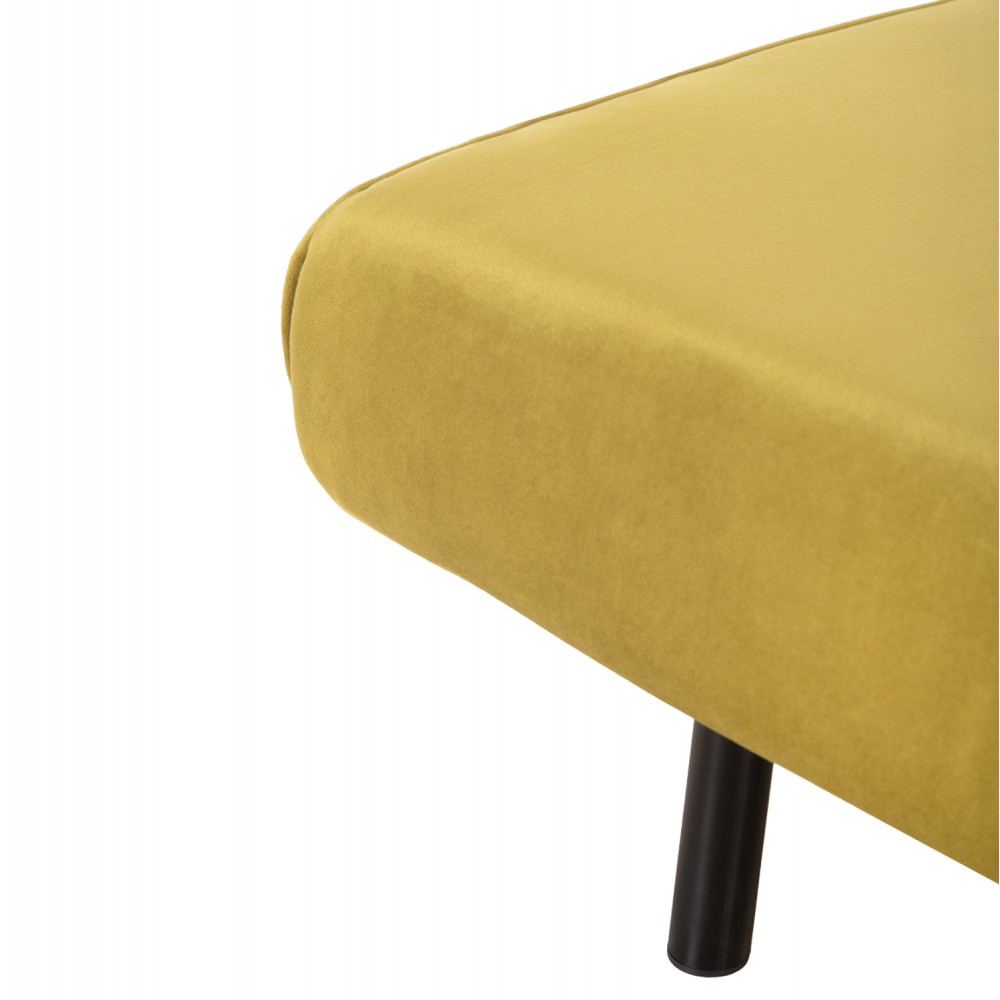 Πολυθρόνα-κρεβάτι "BRAXTON" από ξύλο/ύφασμα σε χρώμα λαδί 78x88x78