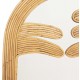 Καθρέπτης τοίχου "REFLECT" από rattan σε χρώμα φυσικό 60x4.5x100