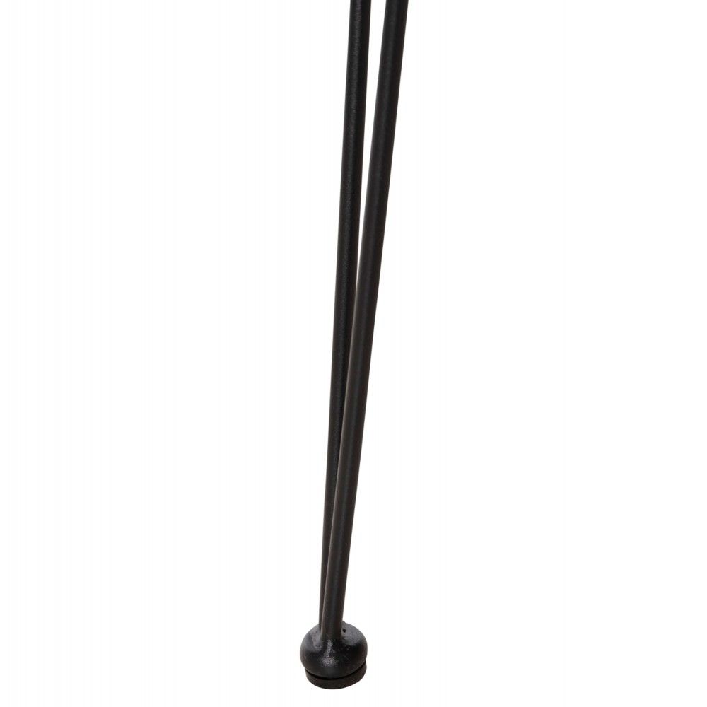 Πολυθρόνα κήπου "ALLEGRA" από μέταλλο/rattan σε μαύρο/μπεζ χρώμα 58x59x81