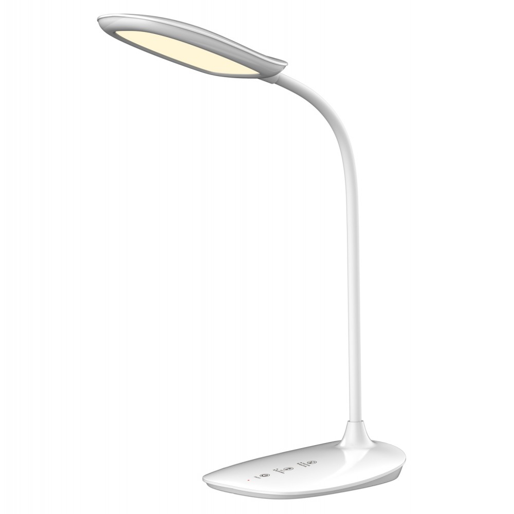 Φωτιστικό γραφείου led "BLAIN" από ABS σε λευκό χρώμα 10W