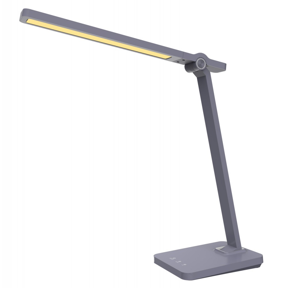 Φωτιστικό γραφείου led "BLAIN PRO" από ABS σε γκρι χρώμα 10W 17.3x12.5x39.9