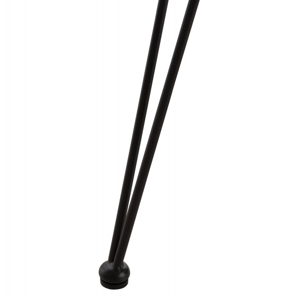 Παγκάκι διθέσιο "ALLEGRA" από rattan/μέταλλο σε μπεζ/μαύρο χρώμα 125x60x77