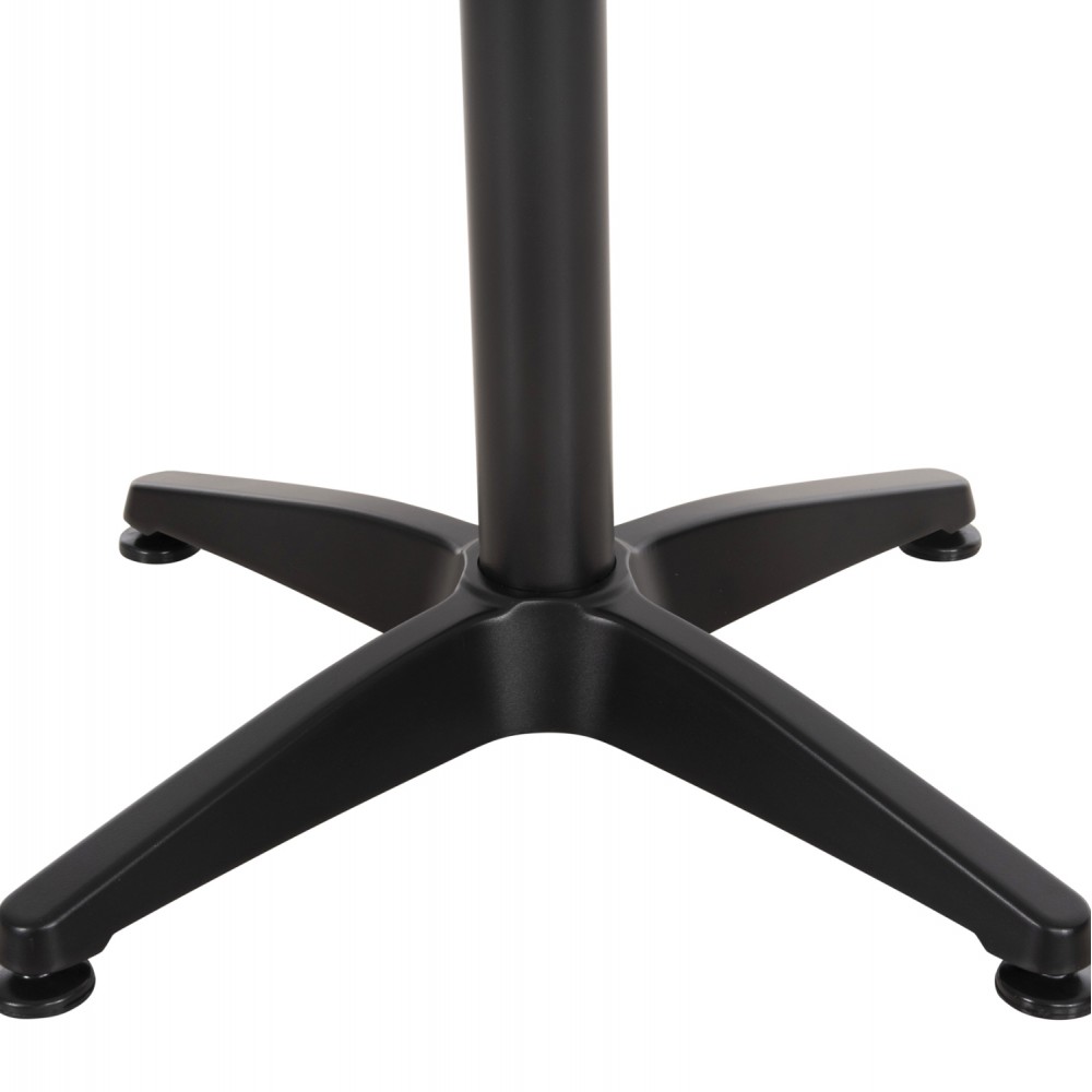 Βάση μπαρ από αλουμίνιο σε μαύρο χρώμα 66,5X66,5X109