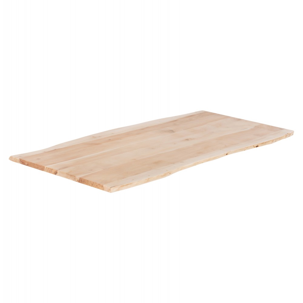 Επιφάνεια τραπεζιού από ξύλο σε φυσικό χρώμα 200x95x4