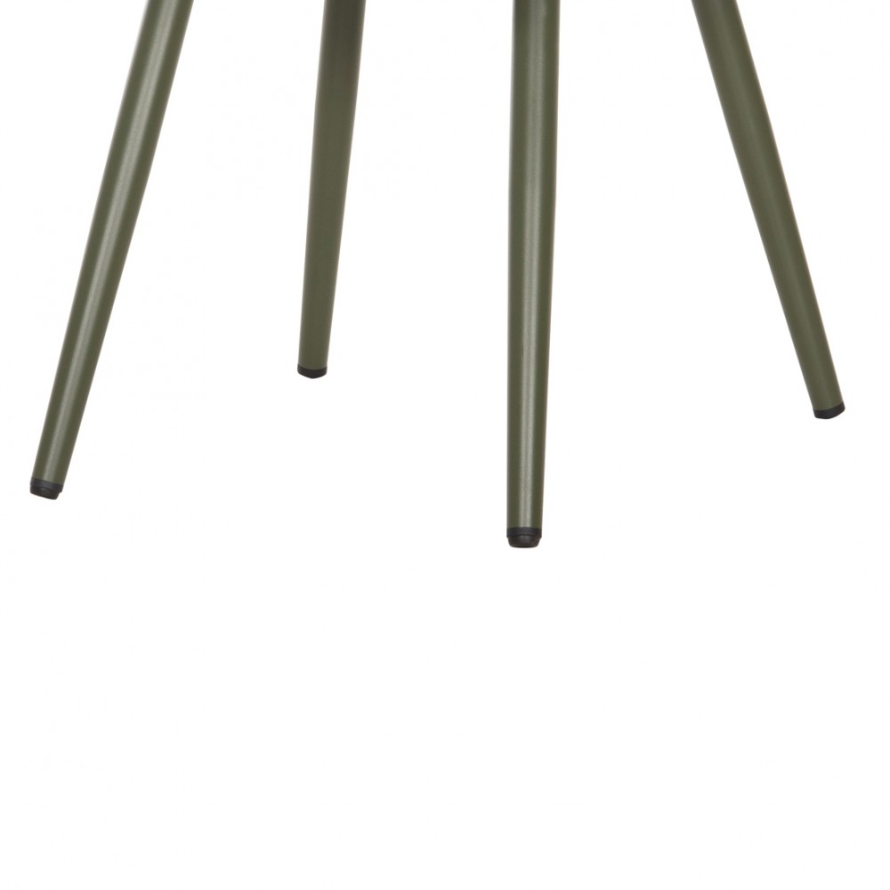 Πολυθρόνα ''CAMDEN'' απο αλουμίνιο σε χρώμα λαδί 56x60x72-87