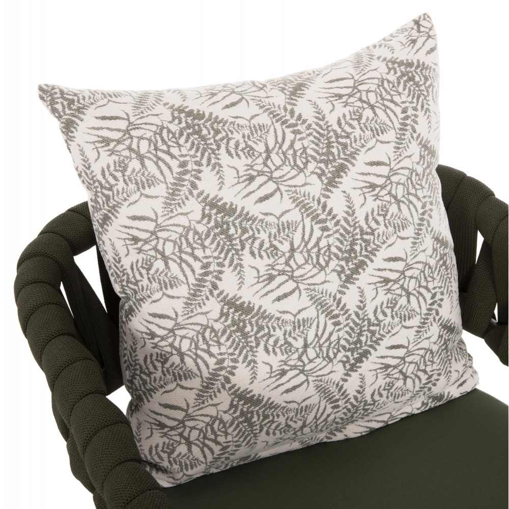 Σκαμπό "CAMDEN'' από αλουμίνιο σε χρώμα λαδί 56x60x108