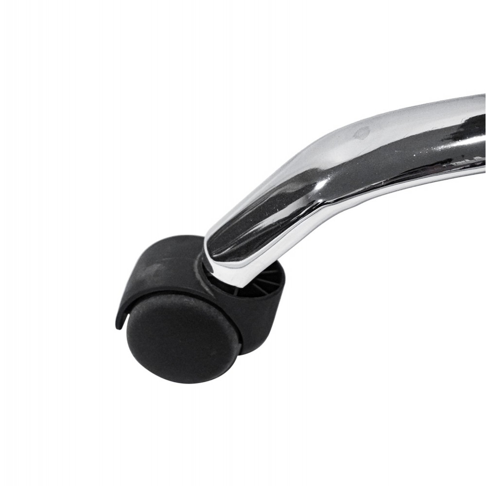 Καρέκλα γραφείου ''CRONER'' από μέταλλο/νάυλον σε χρώμα μαύρο 58x50x120