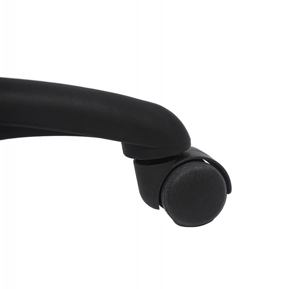 Καρέκλα γραφείου ''PORTIMA'' από PVC σε χρώμα γκρι/μαύρο 69x53x98