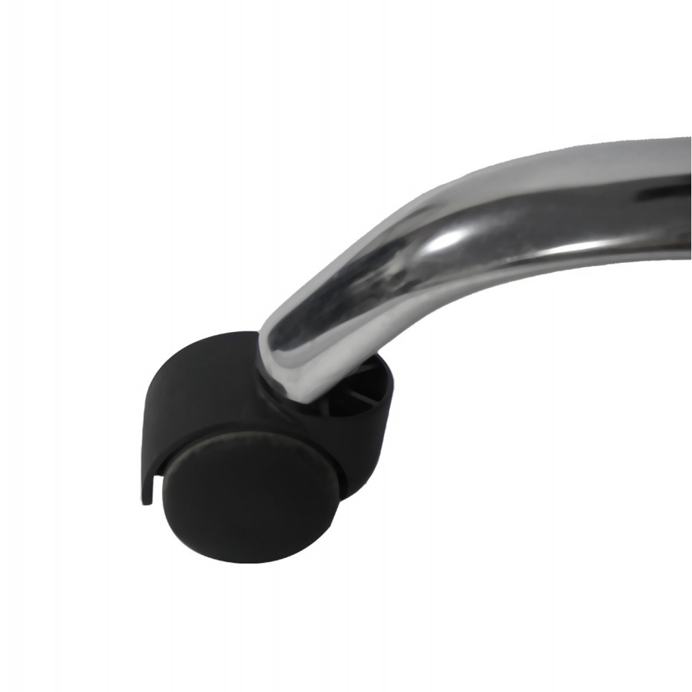 Καρέκλα γραφείου ''LAGOM'' από PVC σε χρώμα μαύρο 63x51x115