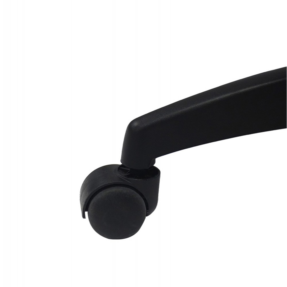 Καρέκλα γραφείου ''NIMBLE'' από PVC σε χρώμα μαύρο 51x61x130