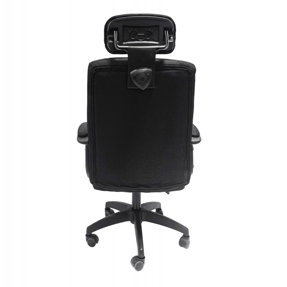 Καρέκλα γραφείου ''NIMBLE'' από ύφασμα σε χρώμα μαύρο 51x61x130