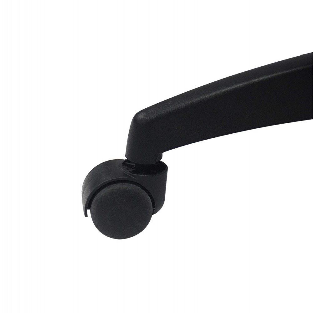 Καρέκλα γραφείου ''NIMBLE'' από ύφασμα σε χρώμα μαύρο 51x61x130