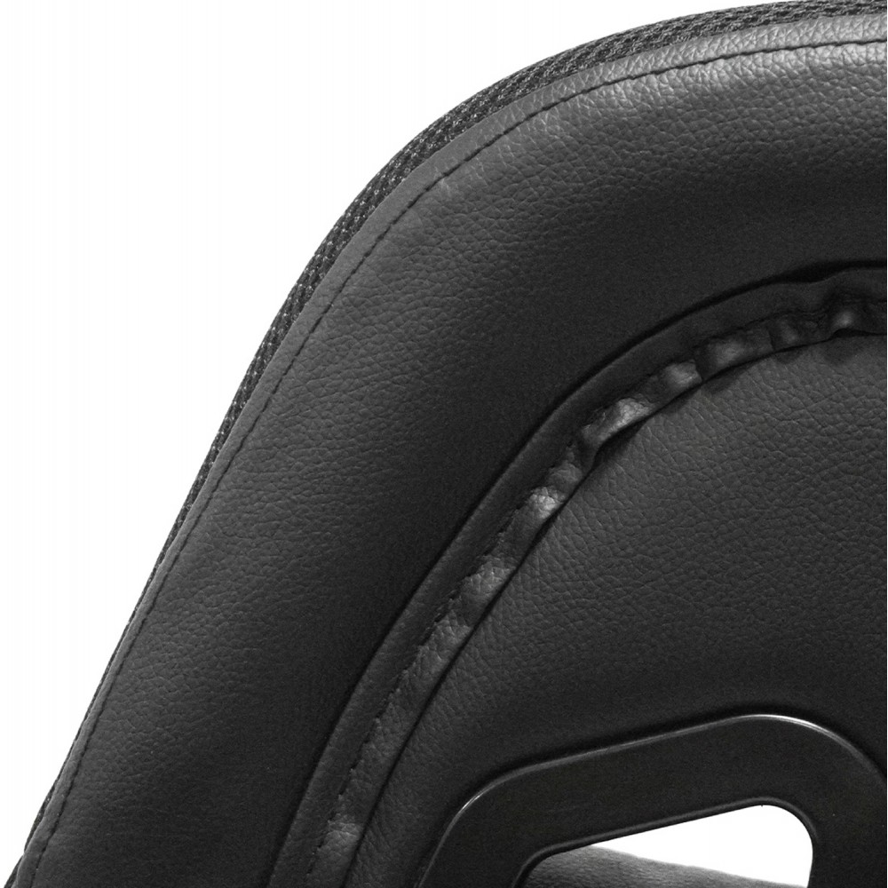 Πολυθρόνα gaming ''DARREN'' από PVC σε χρώμα μαύρο/πράσινο 51x49x125