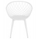 Πολυθρόνα ''ARIADNE'' από PP σε χρώμα λευκό 62x54x81