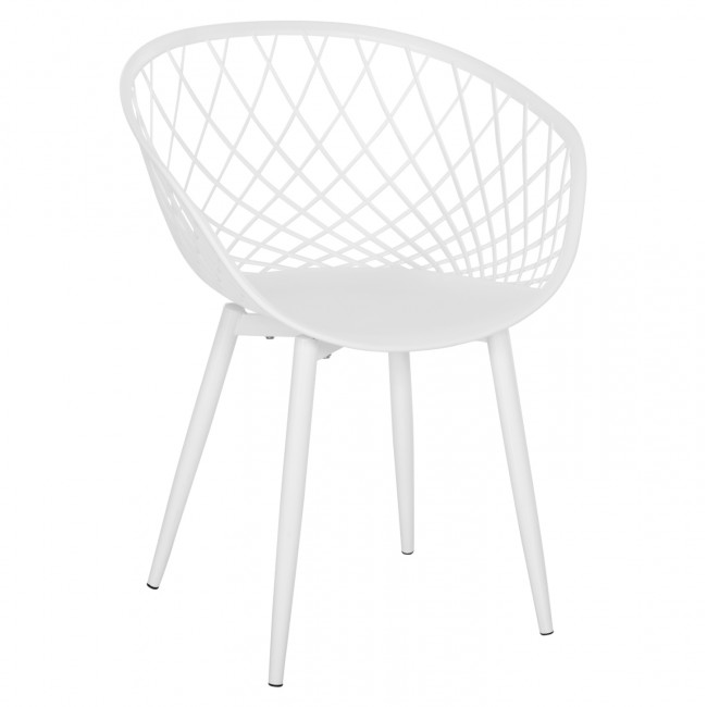 Πολυθρόνα ''ARIADNE'' από PP σε χρώμα λευκό 62x54x81