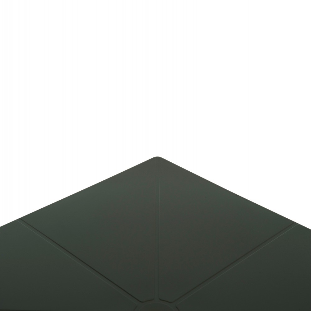 Τραπέζι τετράγωνο ''TERRIN'' από PP σε χρώμα λαδί 60x60x75