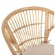 Πολυθρόνα ''DAMPAR'' από rattan σε χρώμα φυσικό 59x61x80