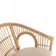 Πολυθρόνα ''DAMPAR'' από rattan σε χρώμα φυσικό 59x61x80