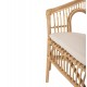 Πολυθρόνα ''DAMPAR'' από rattan σε χρώμα φυσικό 59x61x80