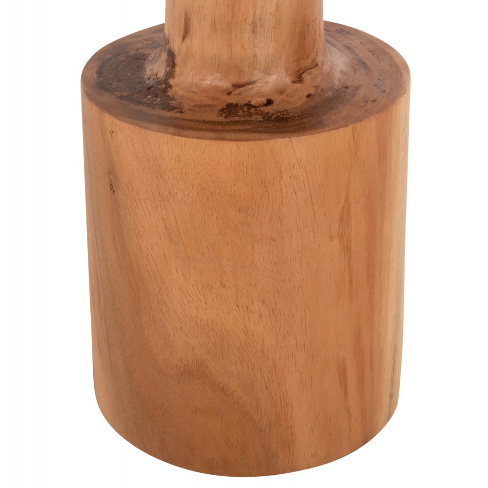 Τραπέζι βοηθητικό ''BERMAL'' από ξύλο σε χρώμα φυσικό Φ30x46