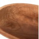 Διακοσμητικό επιτραπέζιο μπολ από ξύλο σε χρώμα φυσικό 55x30x7