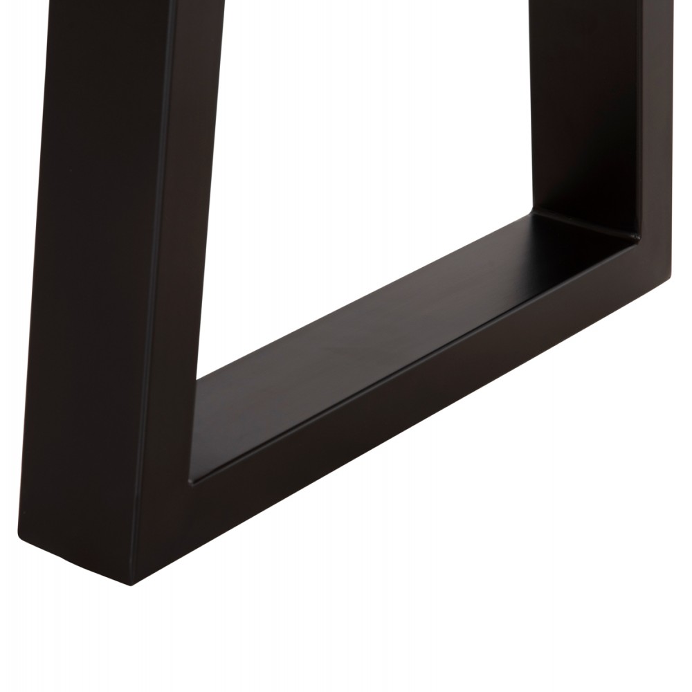 Τραπέζι σαλονιού ''MONTANA'' από ξύλο/μέταλλο σε χρώμα ανοιχτό φυσικό/μαύρο 115x65x45