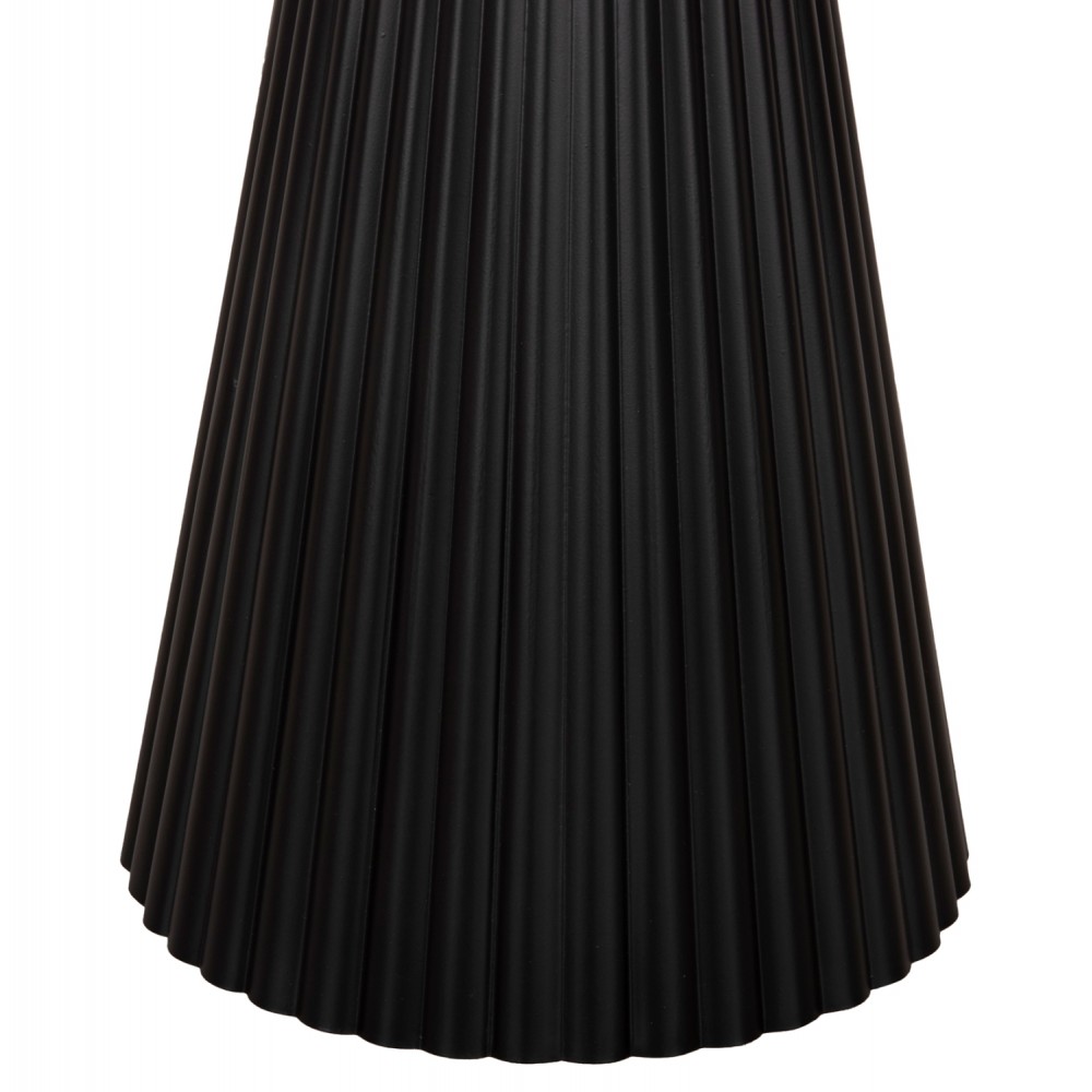 Τραπέζια σαλονιού 2τμχ ''DIEN'' από μέταλλο/κεραμικό σε χρώμα μαύρο Φ56 & Φ43