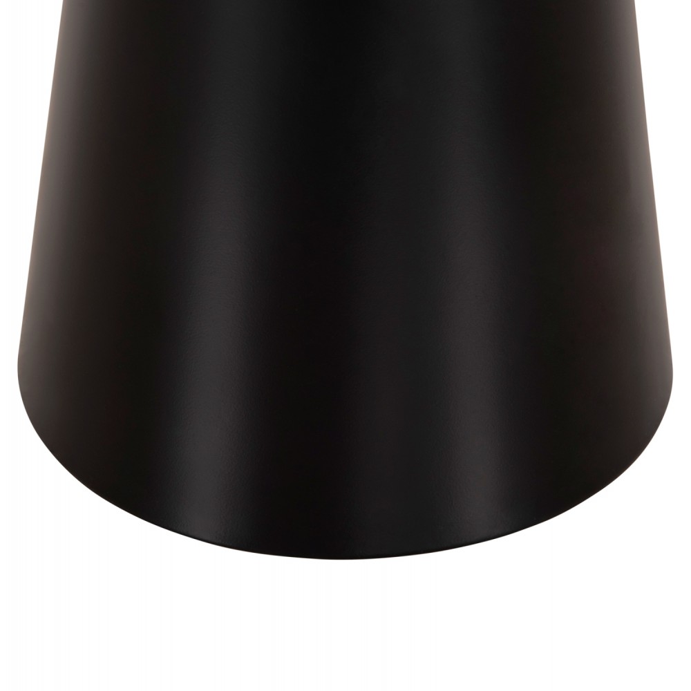 Τραπέζια σαλονιού 2τμχ ''BENG'' από μέταλλο σε χρώμα μαύρο/χρυσό Φ50&Φ40