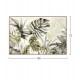 Πίνακας τοίχου τροπικά φύλλα σε καμβά με κορνίζα σε χρώμα μπεζ 102x4.5x72