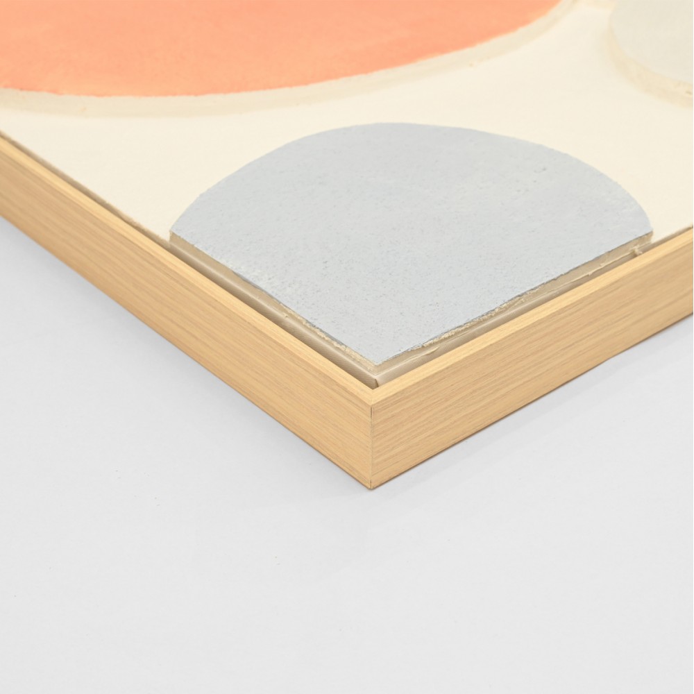 Πίνακας τοίχου 3D χειροποίητα σχέδια με κορνίζα σε χρώμα μπεζ 60x4.5Χ90