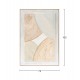 Πίνακας τοίχου 3D χειροποίητες καμπύλες με κορνίζα σε χρώμα μπεζ 72x5Χ102