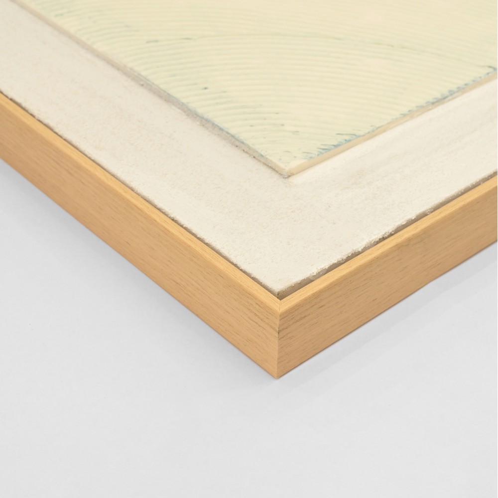 Πίνακας τοίχου 3D χειροποίητες καμπύλες με κορνίζα σε χρώμα μπεζ 72x5Χ102