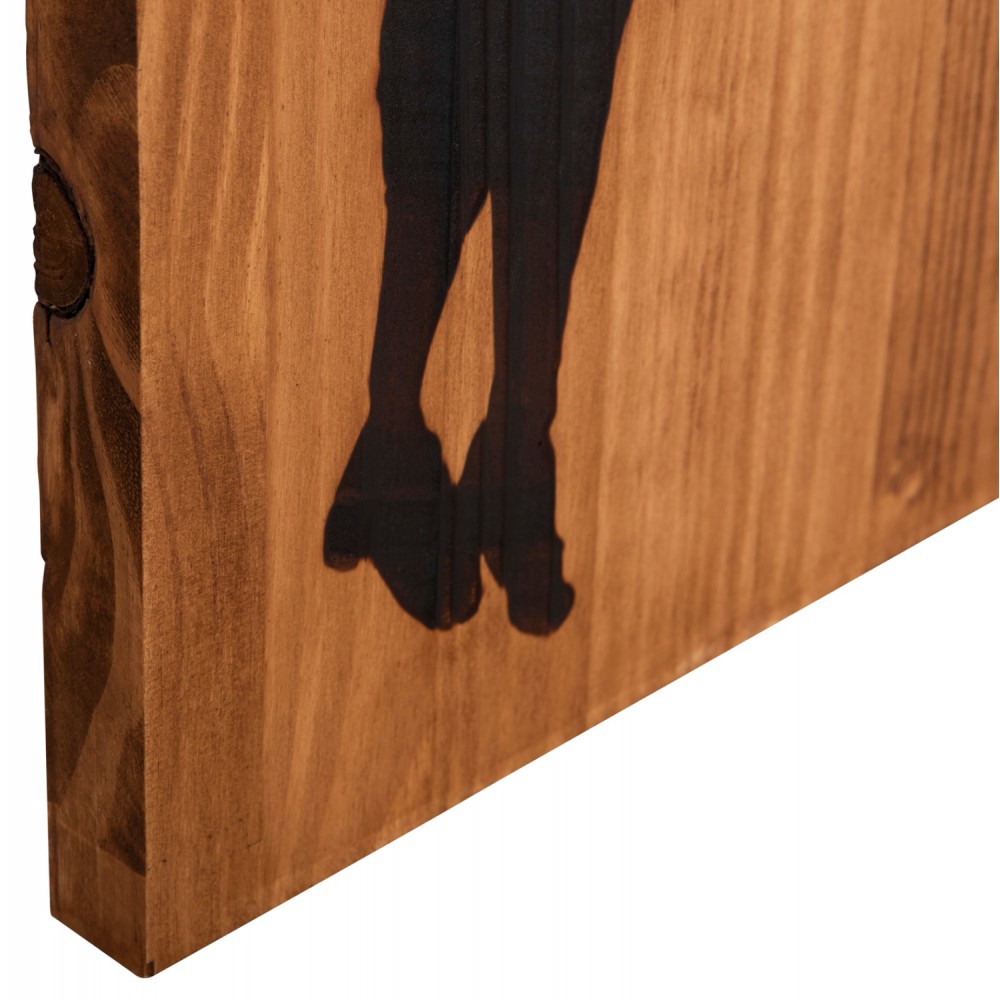 Διακοσμητικό τοίχου κοραλί μπαλόνια από μέταλλο/ξύλο σε χρώμα μαύρο/φυσικό 30x3x99