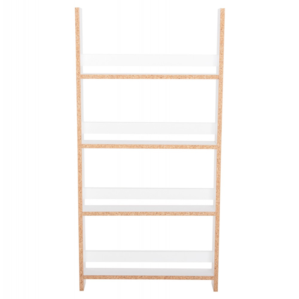 Ραφιέρα τοίχου ''SANI'' σε χρώμα λευκό 60x10x120