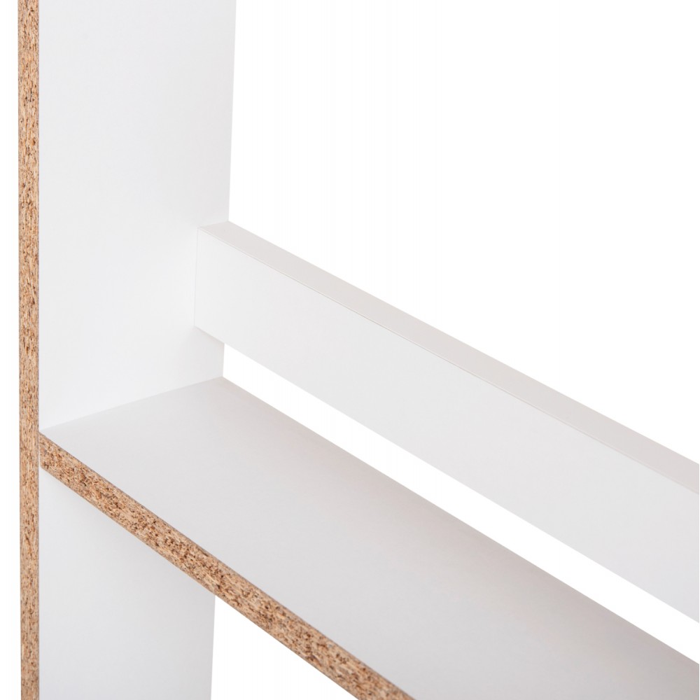 Ραφιέρα τοίχου ''SANI'' σε χρώμα λευκό 60x10x120