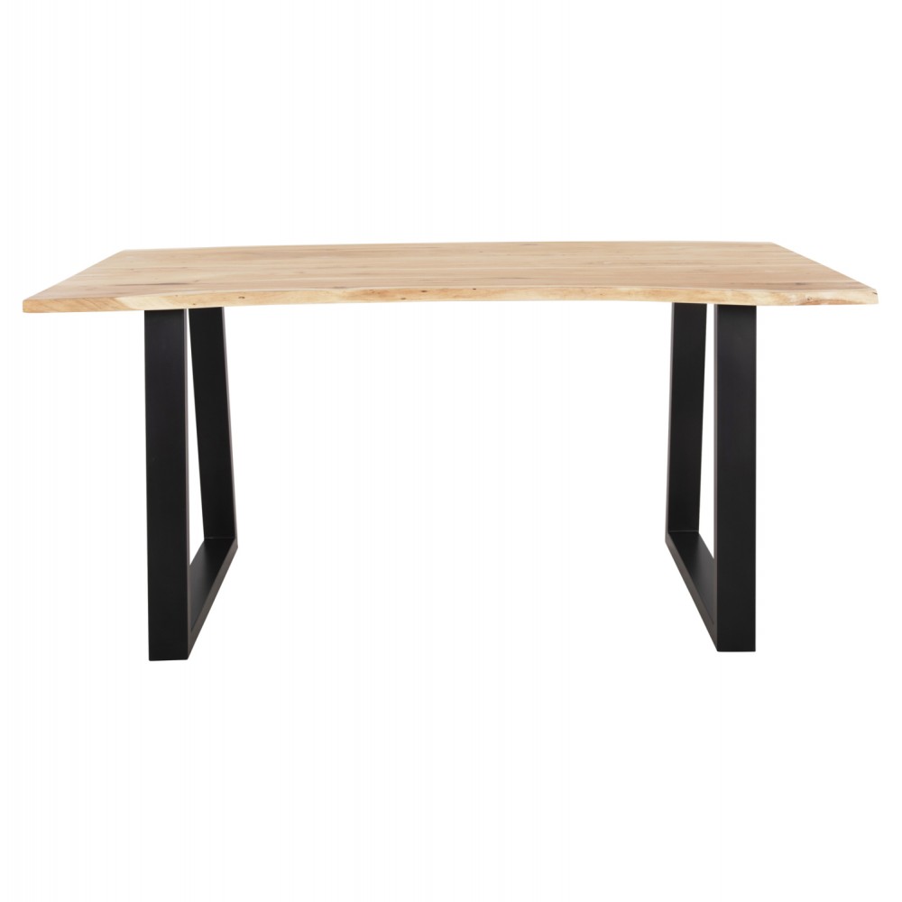 Τραπέζι τραπεζαρίας ''SOFIA'' από ξύλο σε χρώμα φυσικό 160x92x78